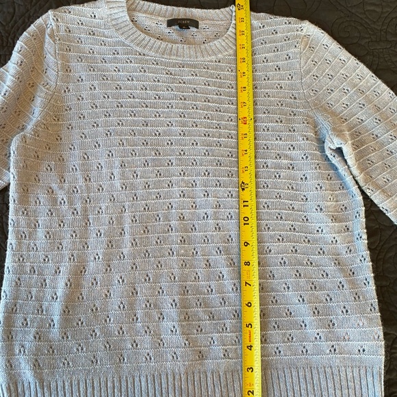 J crew sweater. Blue. Size medium. Worn once - Picture 9 of 10